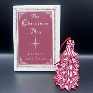 The Christmas Box By Richard Paul Evans With Christmas Ornament.